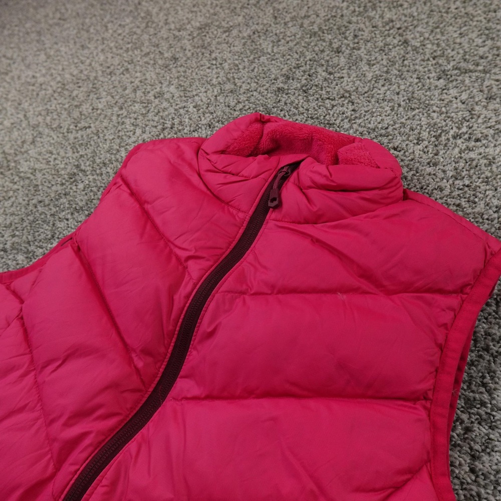 Mountain Hardwear Vest Womens M Pink Down Puffer Full Zip Quilted Insulated Hike